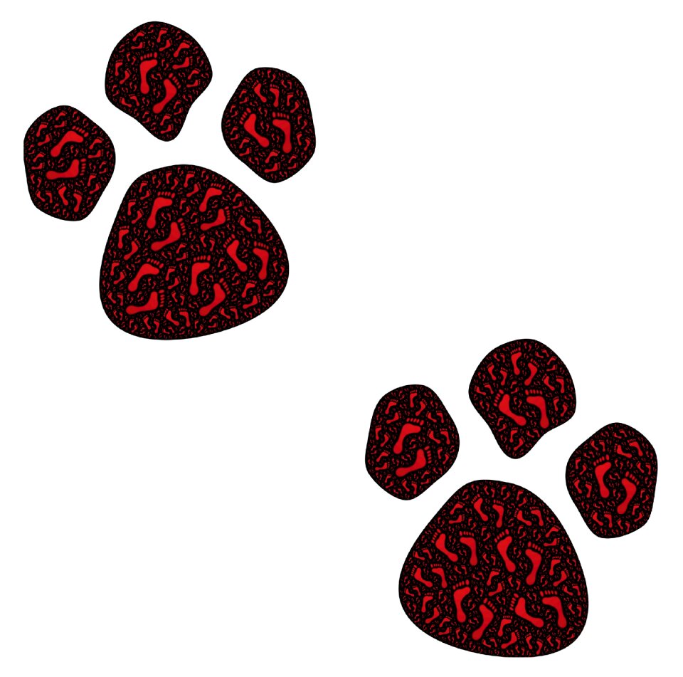 Feet tracks emoji