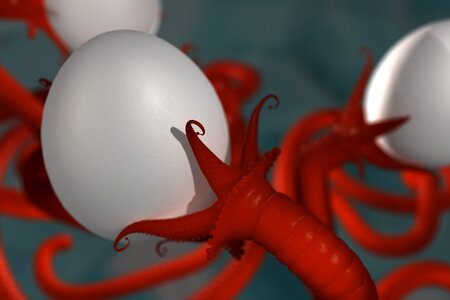 Eggs 3d model Free illustrations