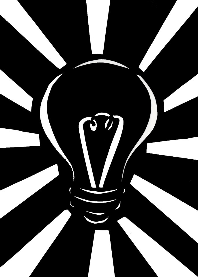 Lamp negative Free illustrations