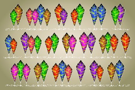 Leaves trees Free illustrations