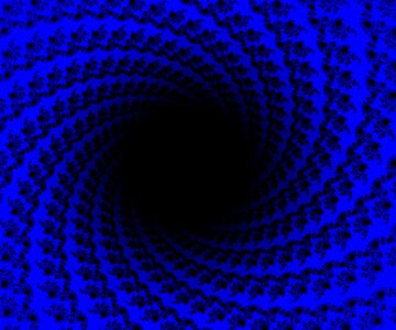 Blue art pattern