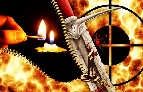 Victims commemorate violent