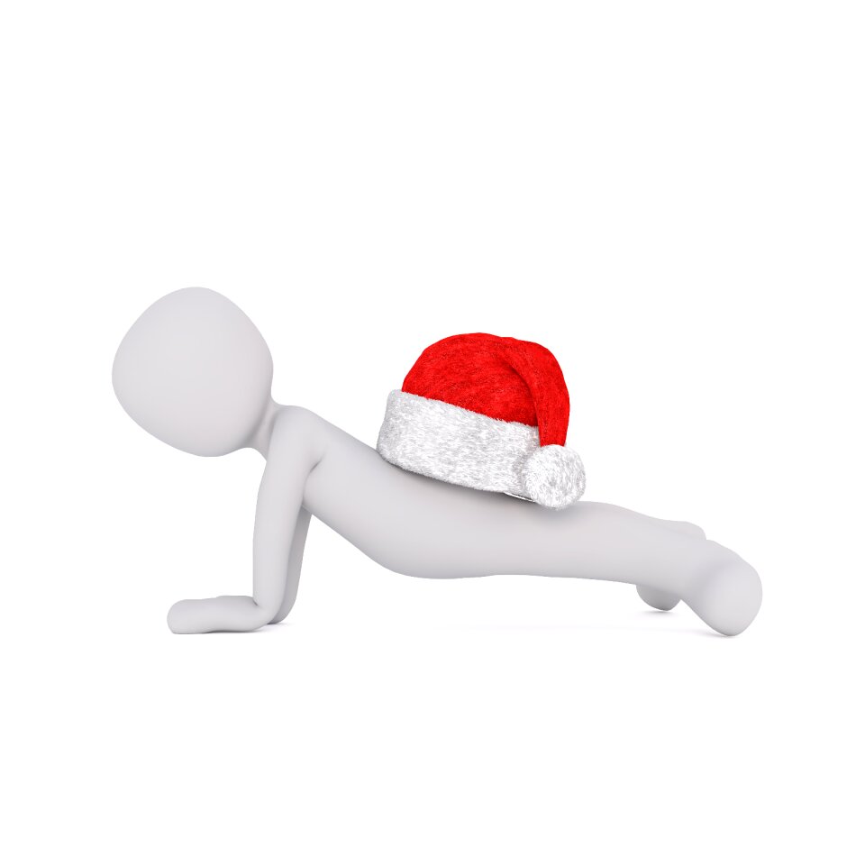 Santa hat 3d model figure