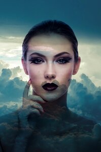 Relaxation fantasy blue fantasy