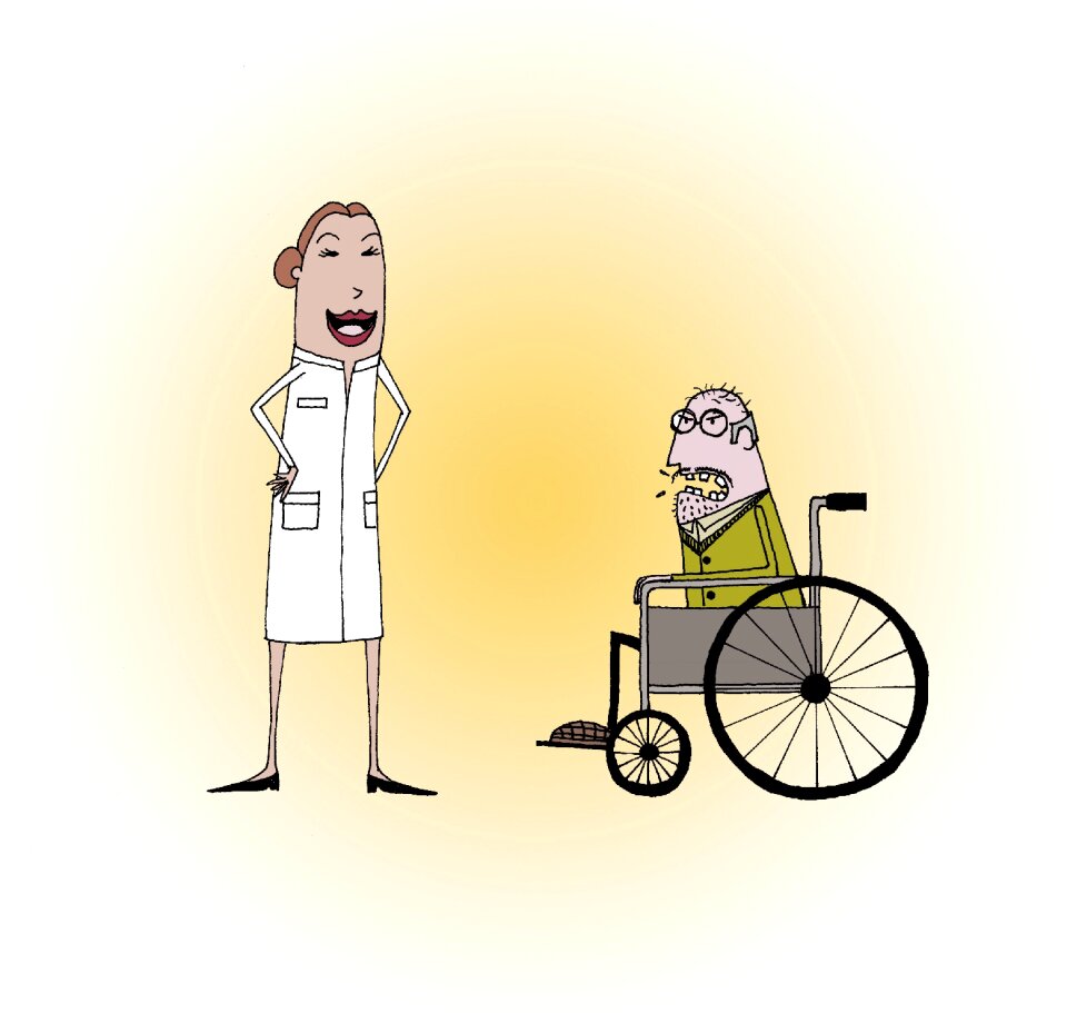 Caregiver care rude
