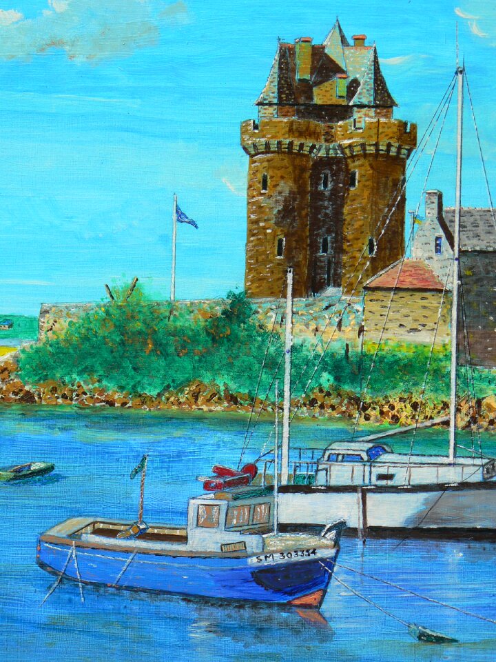 Sailing boat saint malo Free illustrations