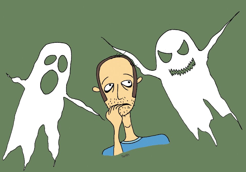 Anguish phobia Free illustrations