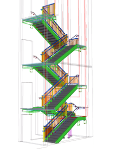 Architecture blueprints 3d