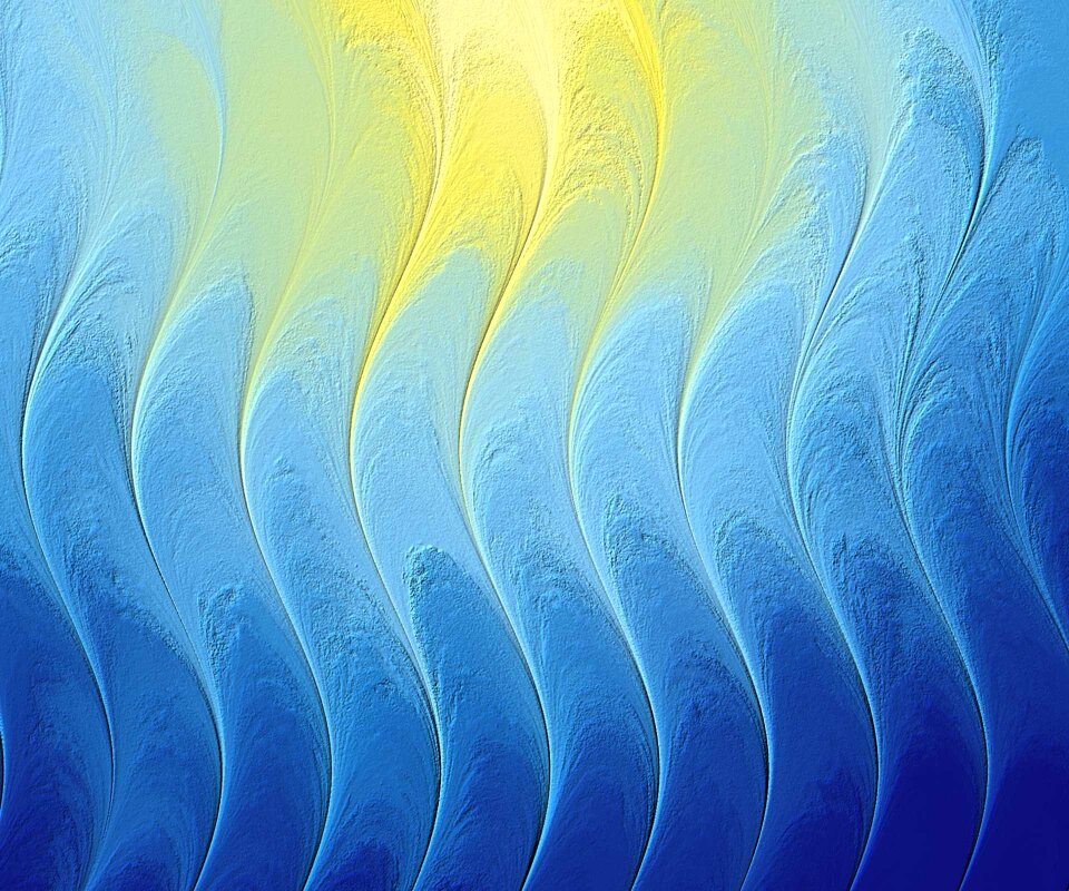 Blue gradient yellow