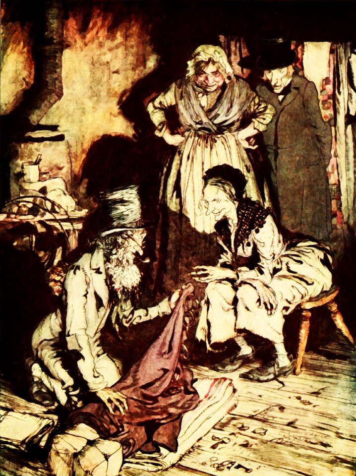 Old arthur rackham charles dickens