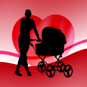 Family red love Free illustrations
