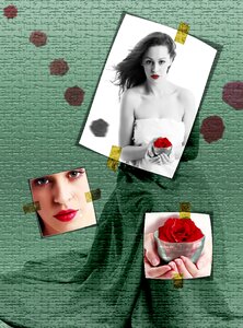 Lips photoshop composition