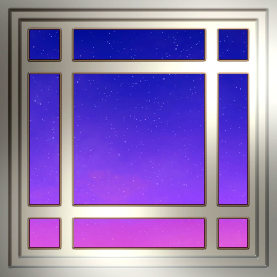 Night time evening stars