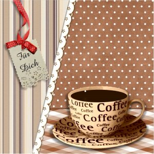 Brown cup coffee