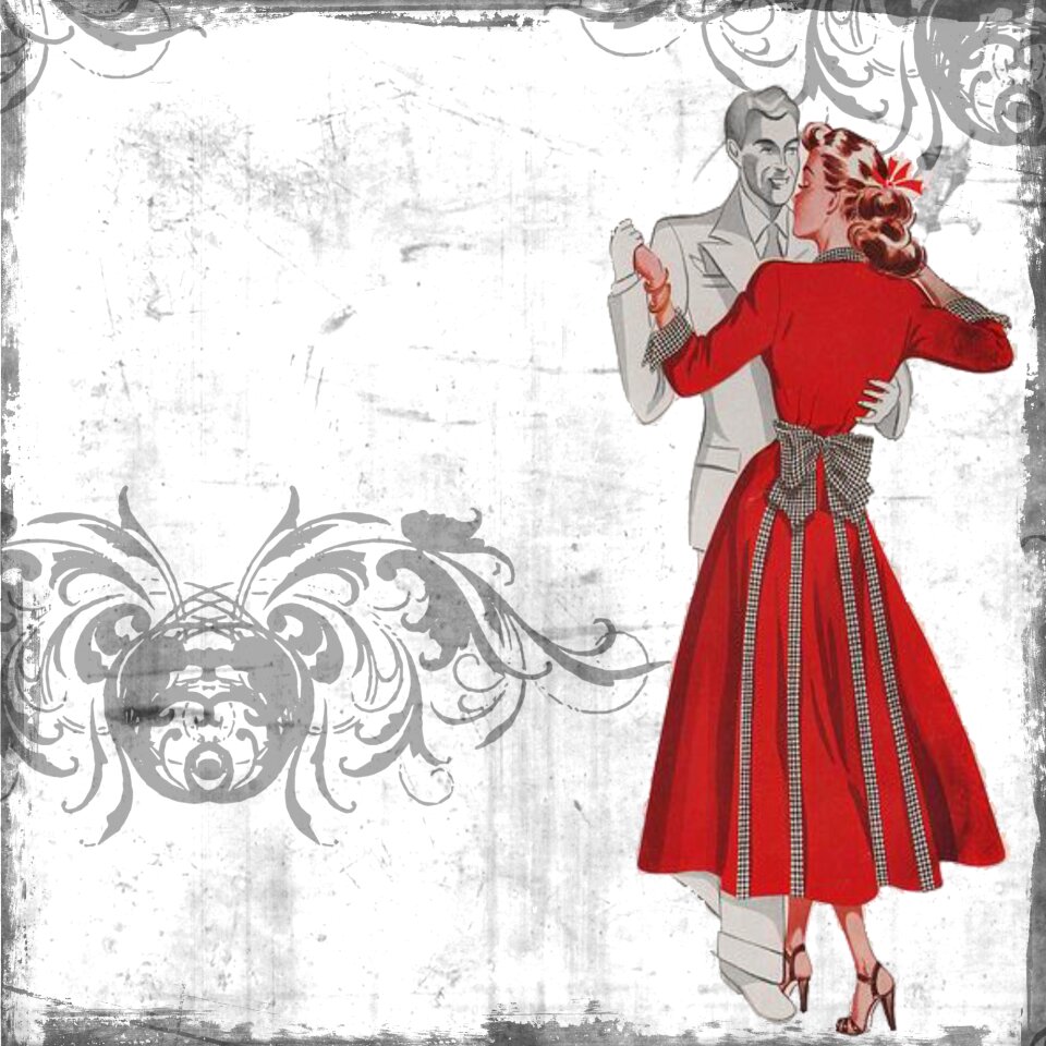 Dancing beauty background