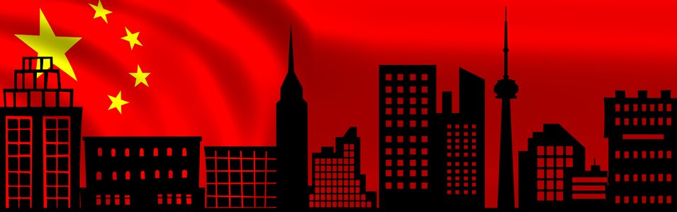 Downtown city skyline metropolitan