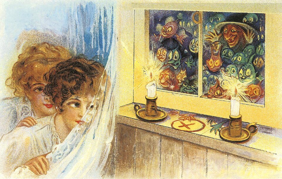 Candle fear amazement