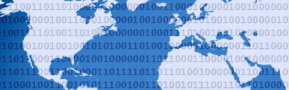 Internet website blue website