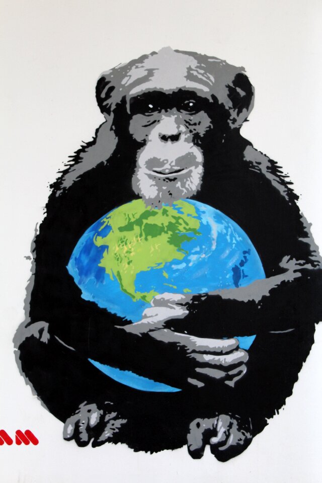 Hug street art Free illustrations