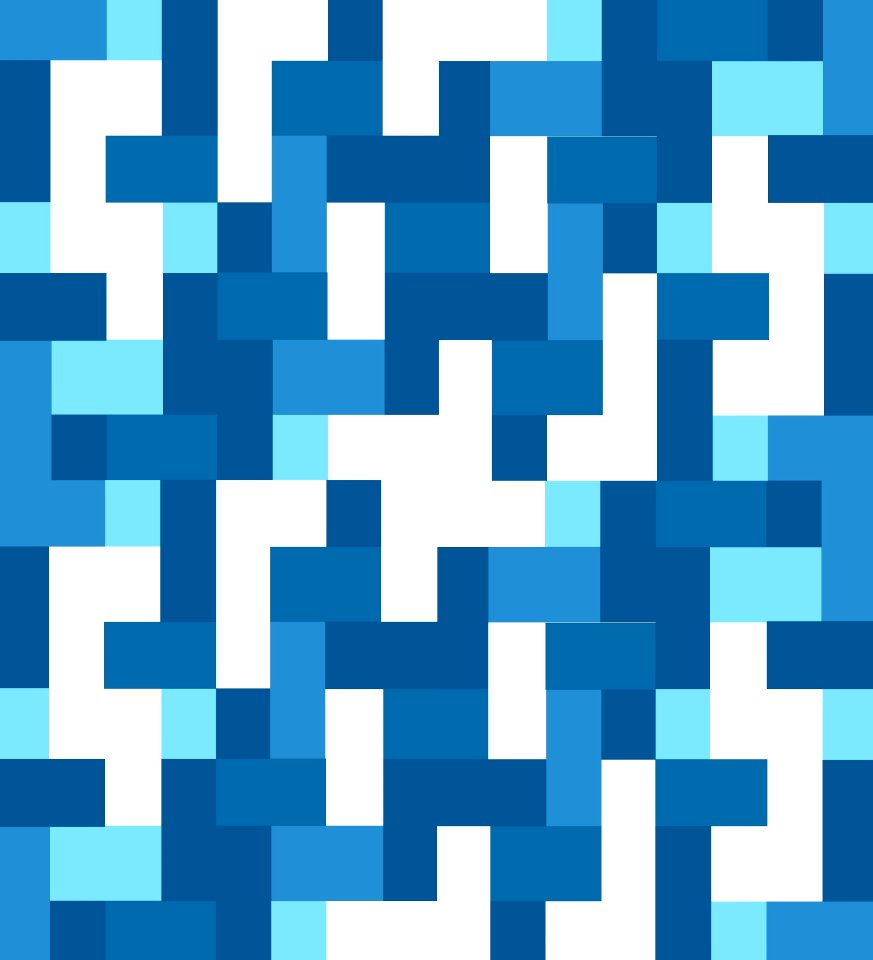 Hues abstract maze