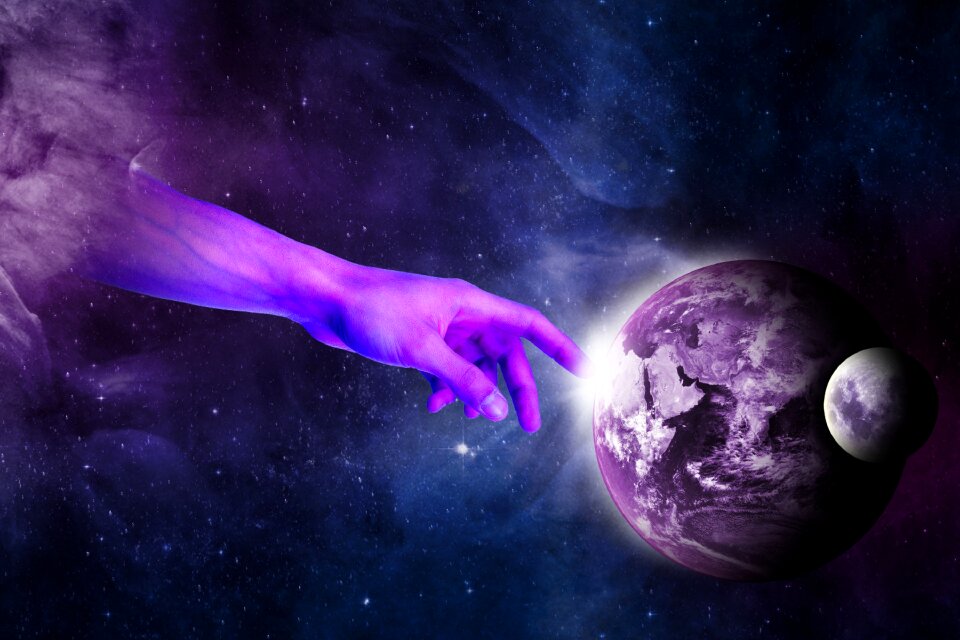 Heaven galaxy surrealism