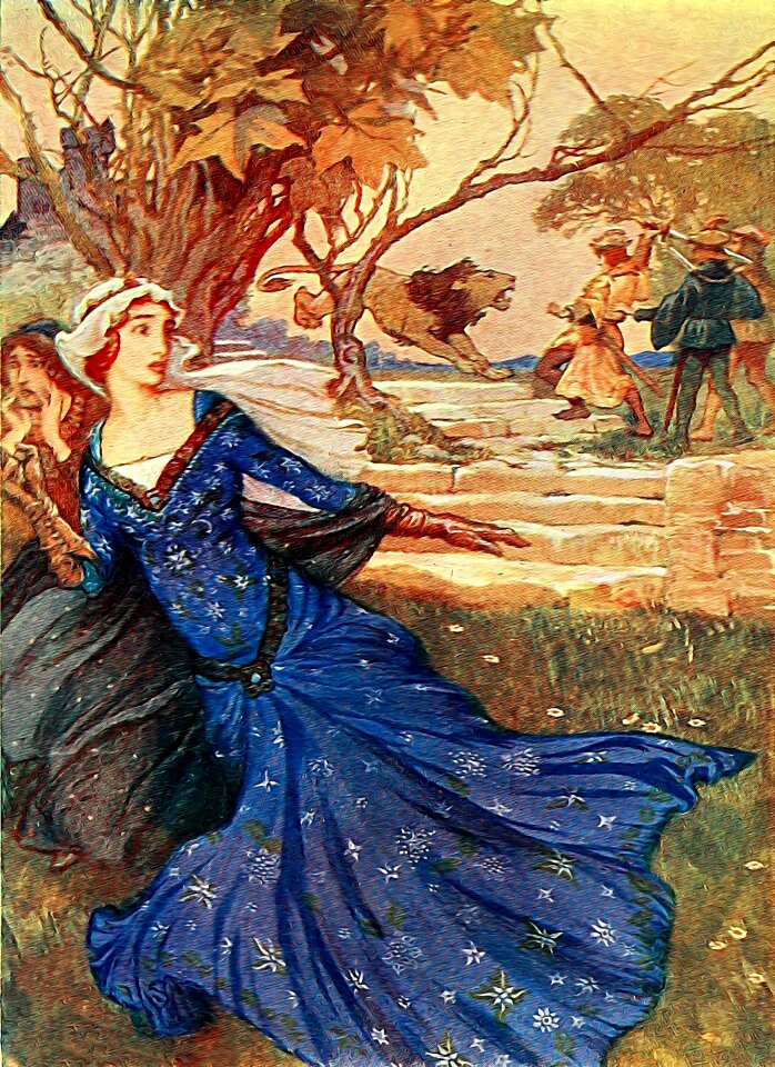 Vintage arthur rackham fairytale