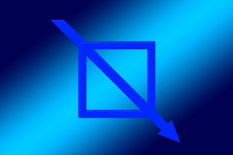 Bank trend symbol