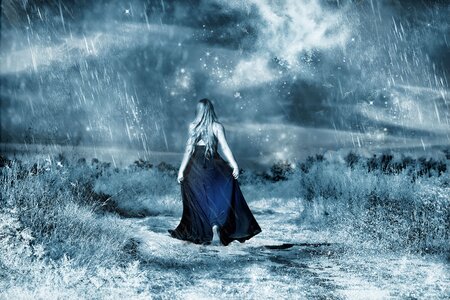 Rain blue rain blue magic