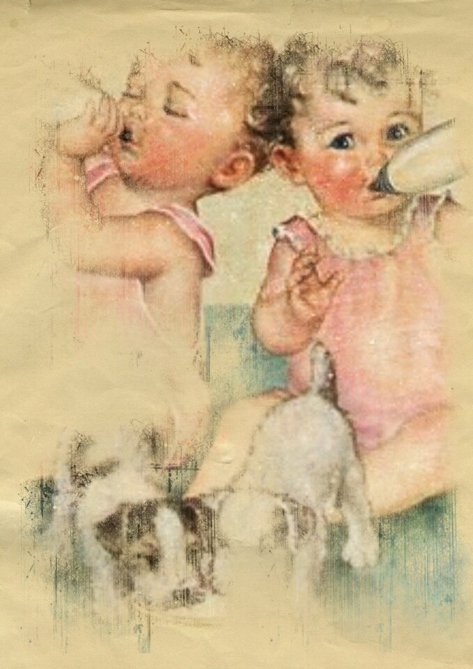 Twins baby bottle