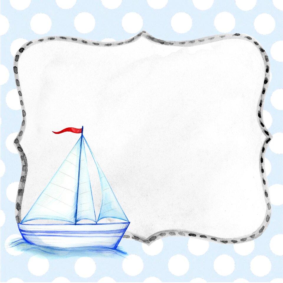 Blue boy scrapbook
