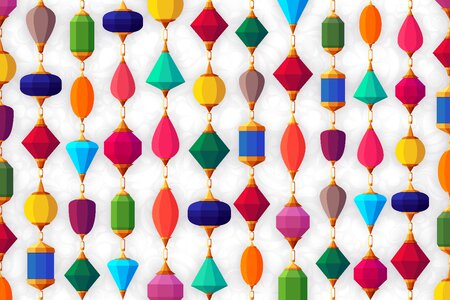 Jewels decorative design