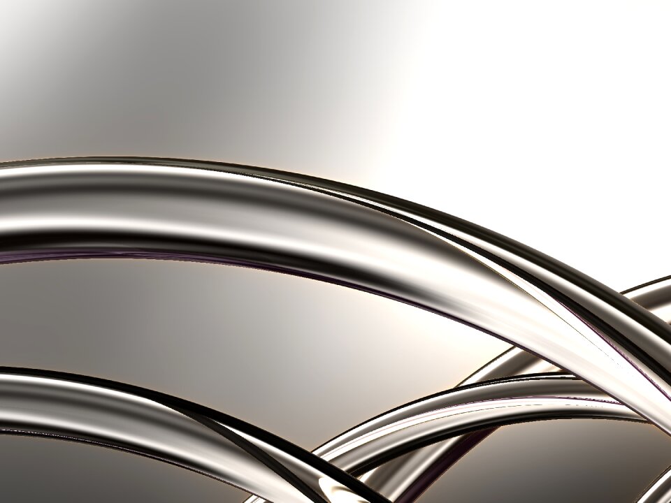 Reflection silver steel