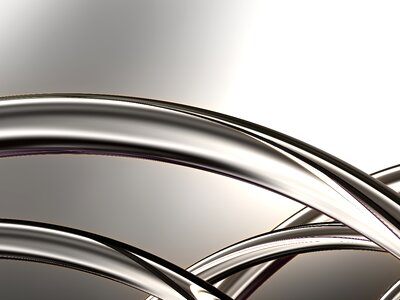 Reflection silver steel