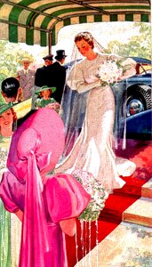 Vintage wedding party wedding dress