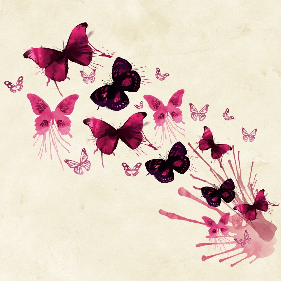 Watercolor creative romantic