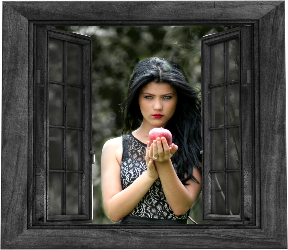 Apple snow white fairy tale