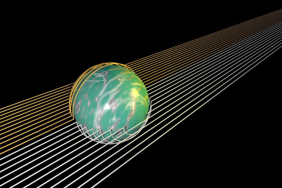 Sphere bars metal