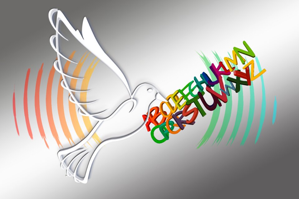 Abc harmony peace dove
