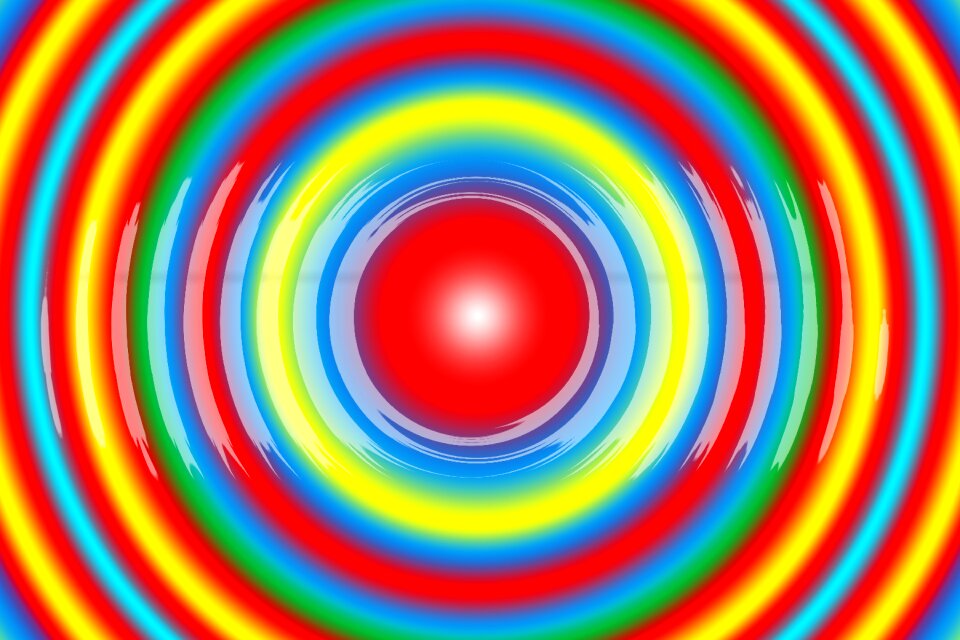 Circle wave color