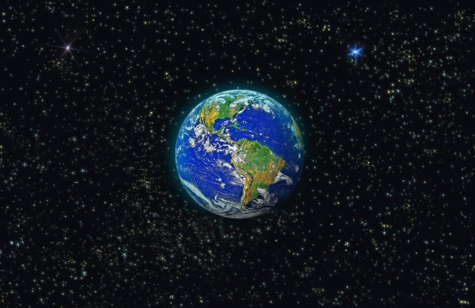 Stars constellation space