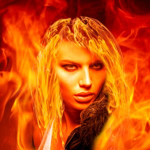 Woman flame Free illustrations