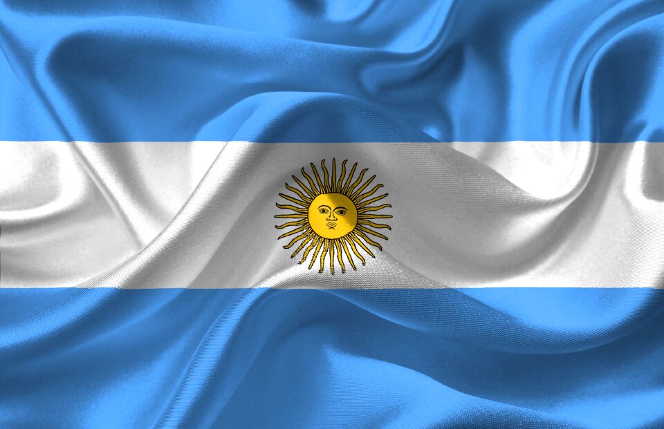 Argentina flag celeste country