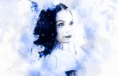 Winter portrait Free illustrations
