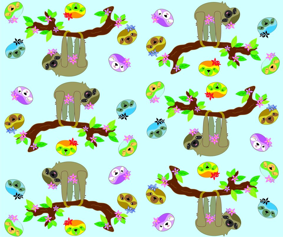 Cute cartoon tile