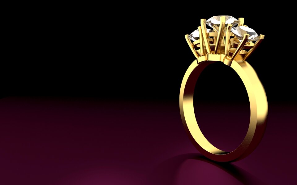 Jewelry dark background Free illustrations