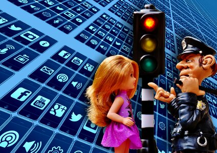 Police children social networking
