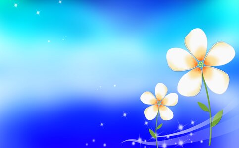 Small fresh flowers literature and art