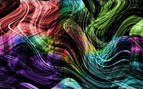Color wave Free illustrations