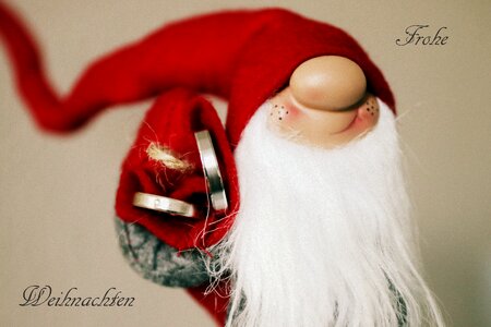 Christmas card festival postcard