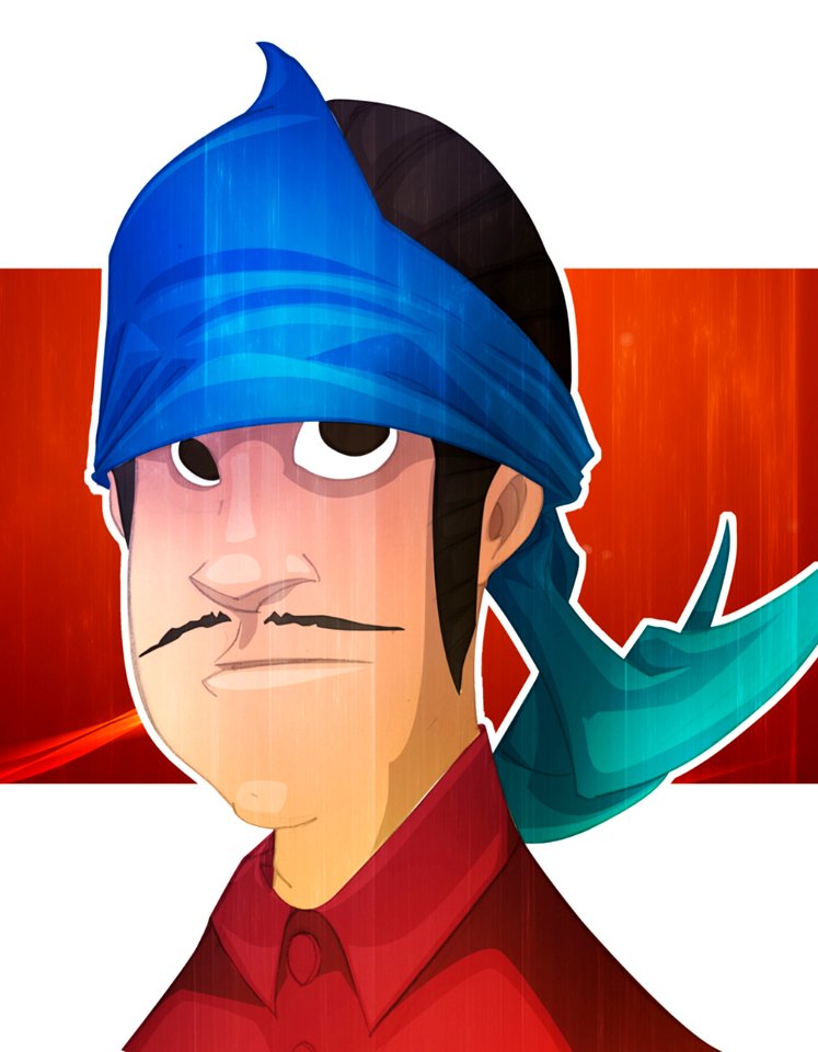 Gang mustache Free illustrations